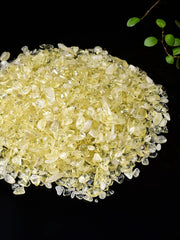 Lemon Quartz crystal chips, 100g