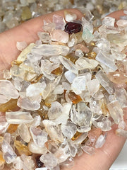 Sakura Agate crystal chips, 100g