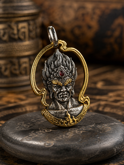Tibetan Acala Guardian Pendant — main product view