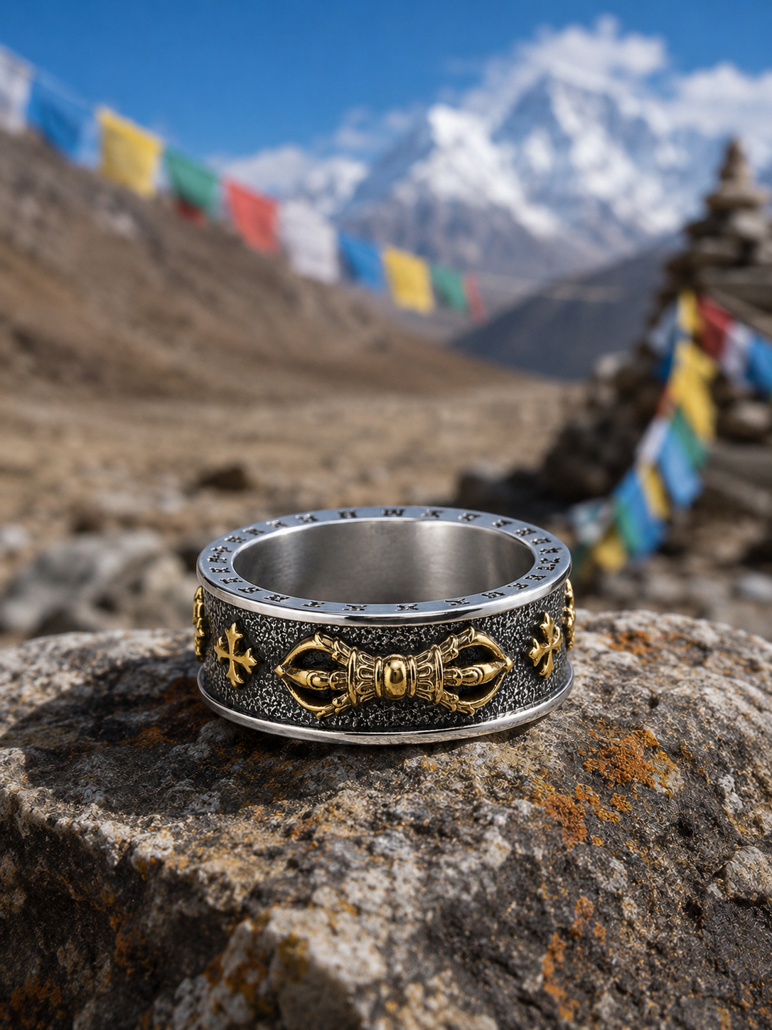 Tibetan Vajra Manjushri Ring — alternate view