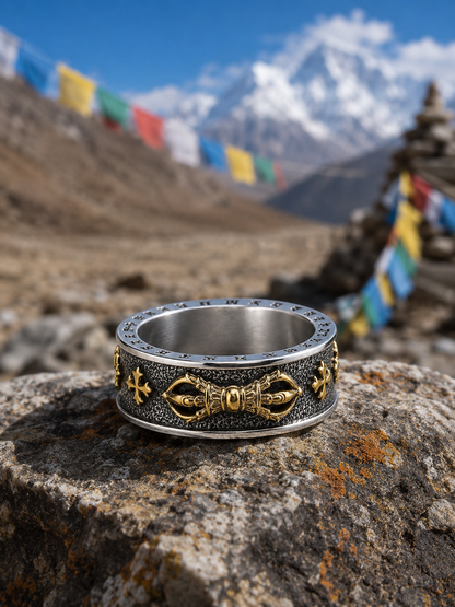 Tibetan Vajra Manjushri Ring — alternate view