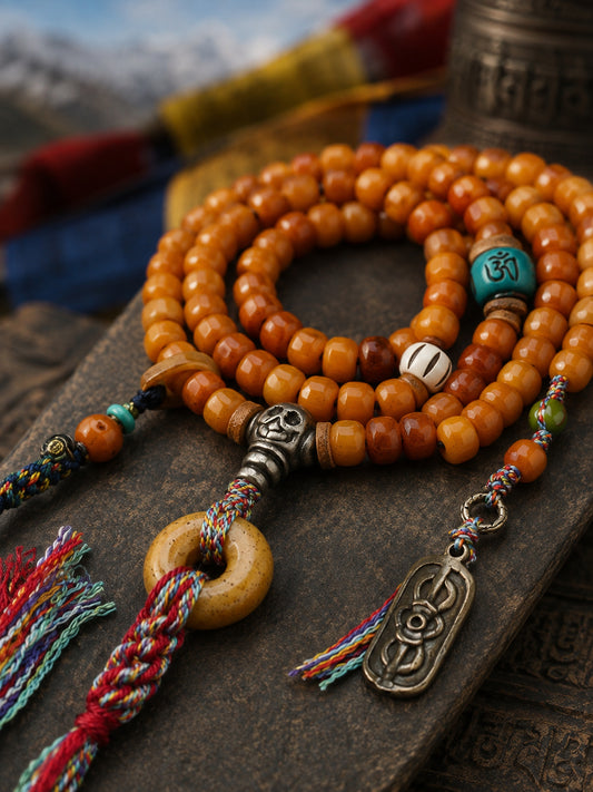 108-Bead Phoenix Eye Bodhi Mala — main view